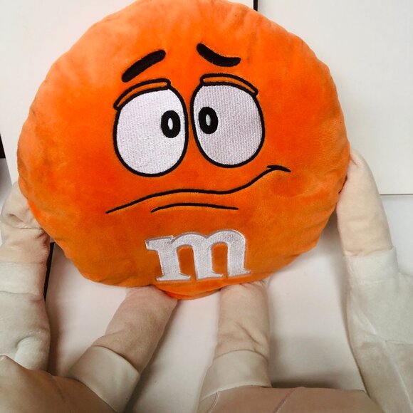 LARGE 19” M&M’s World Orange Plush Stuffed Animal Officially Licensed - Picture 2 of 5